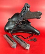 WWI 1914 German DWM Luger Pistol P08 9mm. ALL Matching. Excellent