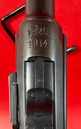 WWI 1914 German DWM Luger Pistol P08 9mm. ALL Matching. Excellent - 5 of 20