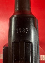 WWII 1937 Mauser P08 Luger 9mm. Matching. Excellent condition. - 14 of 15