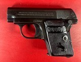 1917 Colt M1908 Vest Pocket Hammerless .25 ACP Excellent Condition - 10 of 12