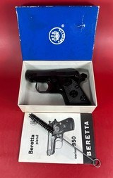 Beretta 950 BS Jetfire 25ACP. TIP UP Barrel. Excellent condition