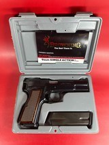 1993 Belgium Browning Hi power, 9mm, 2 mags, Excellent condition.