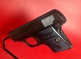 1916 Colt M1908 Vest Pocket Hammerless .25 ACP Excellent Condition - 2 of 12
