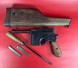 1920s Mauser Broom Handle Bolo 7.63x25mm C96, Excellent Condition
