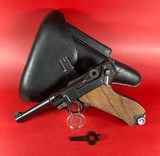 WWI 1908 DWM Luger P08 9mm Luger. Matching. Holster. First Issue. Excellent condition