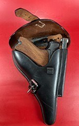 WWI 1908 DWM Luger P08 9mm Luger. Matching. Holster. First Issue. Excellent condition - 15 of 16