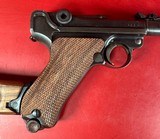 WWI 1916 DWM P08 Artillery Luger. STOCK, TOOLS, 2 MAGS 9mm. Excellent - 15 of 18