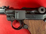 WWI 1918 DWM P08 Artillery Luger. STOCK, TOOLS, HOLSTER 9mm. Matching - 15 of 18