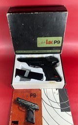 German Heckler & Koch H&K P9S 9mm. 2 mags. Extra Buffer. Rare. Excellent