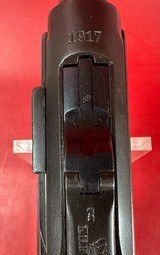1917 German Erfurt P08 Luger 9mm Matching. Holster. Tool. 2 mags Excellent Condition - 7 of 16