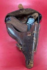 1917 German Erfurt P08 Luger 9mm Matching. Holster. Tool. 2 mags Excellent Condition - 14 of 16