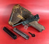 1917 German Erfurt P08 Luger 9mm Matching. Holster. Tool. 2 mags Excellent Condition