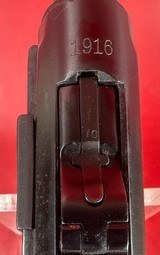 1916 German Erfurt P08 Luger 9mm Matching. Excellent Condition - 7 of 14