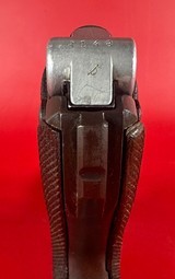 WWII 1941 Mauser P08 Luger BYF 9mm. Full Rig Excellent Condition. - 11 of 18