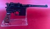 German Mauser Broomhandle Red 9. 9mm luger. Excellent Condition. C96. Rare - 3 of 17