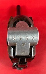 WWII 1942 Mauser P08 Luger BYF 9mm. Matching. Full Rig Excellent condition - 11 of 19