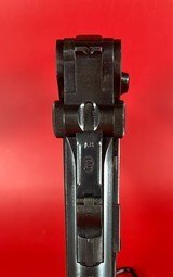 WWII 1942 Mauser P08 Luger BYF 9mm. Matching. Full Rig Excellent condition - 5 of 19