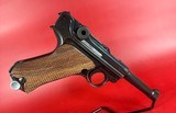 WWII 1942 Mauser P08 Luger BYF 9mm. Matching. Full Rig Excellent condition - 3 of 19