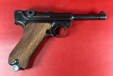 WWII 1942 Mauser P08 Luger BYF 9mm. Matching. Full Rig Excellent condition - 14 of 19
