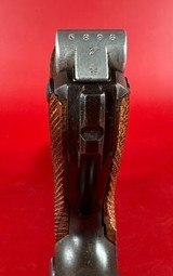 WWII 1942 Mauser P08 Luger BYF 9mm. Matching. Full Rig Excellent condition - 12 of 19