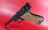 WWII 1942 Mauser P08 Luger BYF 9mm. Matching. Full Rig Excellent condition - 2 of 19