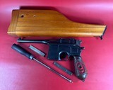 German Mauser Broomhandle Red 9. 9mm luger. Excellent Condition. C96. Rare