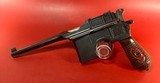 German Mauser Broomhandle Red 9. 9mm luger. Excellent Condition. C96. Rare - 2 of 18