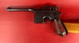 German Mauser Broomhandle Red 9. 9mm luger. Excellent Condition. C96. Rare - 12 of 18