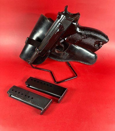 WWII GERMAN 1943 Walther P38 AC43 9mm. Holster Excellent Condition