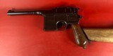 German Mauser Broomhandle 7.63x25mm C96, Stock Holster. Excellent Condition - 14 of 18