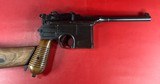 German Mauser Broomhandle 7.63x25mm C96, Stock Holster. Excellent Condition - 12 of 18