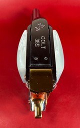 CUSTOM Colt 1911 Polished Stainless, Black, Engraved, Gold Plated 38 Super - 8 of 16