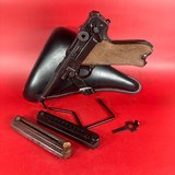 1916 German Erfurt P08 Luger 9mm Matching. Holster. Tool. 2 mags Excellent - 1 of 16