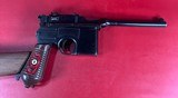 German Mauser C96 Broomhandle Red 9. 9mm luger. Excellent Condition. Rare - 11 of 18