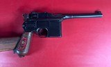 German Mauser Broomhandle Red 9. 9mm luger. Excellent Condition. C96. Rare - 14 of 18