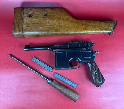 1920s Mauser Broom Handle Bolo 7.63x25mm C96, Excellent Condition