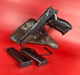 WWII 1944 WALTHER P38 CYQ Spreewerk. 2mags 9mm Holster. Excellent condition
