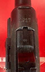 WWI 1917 German Erfurt P08 Luger 9mm Matching. Holster. Excellent Condition - 8 of 17