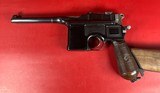 German Mauser Broomhandle 7.63x25mm C96, Stock Holster. Excellent Condition - 12 of 17