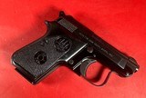 Beretta 950BS Jetfire 25ACP 950-BS. TIP UP 2 Mags, pouch. Excellent condition - 3 of 14