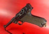 WWI 1917 German Erfurt P08 Luger 9mm Matching. 2 mags. Excellent Condition - 3 of 15
