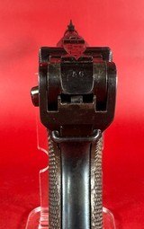 WWI 1917 German Erfurt P08 Luger 9mm Matching. 2 mags. Excellent Condition - 6 of 15