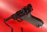 WWII 1938 Mauser P08 Luger 42 9mm. Full Rig Excellent Condition. - 2 of 18