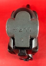 WWII 1938 Mauser P08 Luger 42 9mm. Full Rig Excellent Condition. - 10 of 18