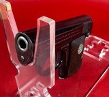 1920 Colt M1908 Vest Pocket Hammerless .25 ACP. Walnut grips. Excellent Condition - 3 of 12