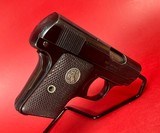 1920 Colt M1908 Vest Pocket Hammerless .25 ACP. Walnut grips. Excellent Condition - 2 of 12