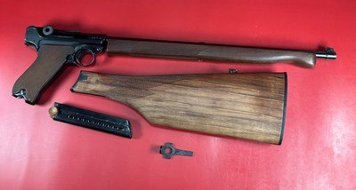 1916 Erfurt P08 Luger 9mm 16.5