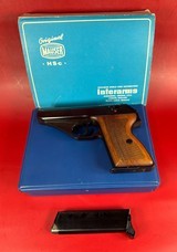 Mauser HSc .380 ACP. Original Box. 2 mags. Test Target. Manual. Excellent condition - 12 of 14