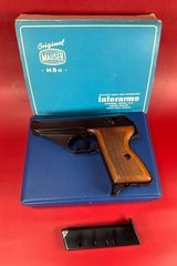 Mauser HSc .380 ACP. Original Box. 2 mags. Test Target. Manual. Excellent condition - 11 of 14