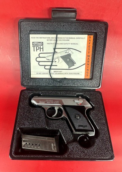 Super Rare Walther Interarms Model TPH Stainless .22 LR Excellent condition